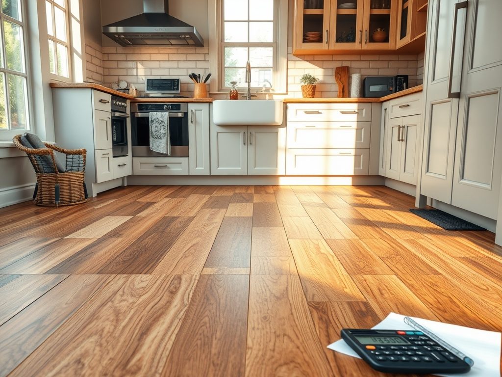 Koszt podłogi w kuchni: jak oszacować wydatki i uniknąć ukrytych niespodzianek
